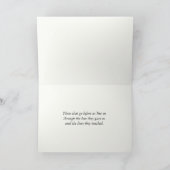 モーニングシースケープ悔やみや弔慰 カード (内部)