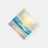 モーニングシースケープ スタンダードカクテルナプキン (角)