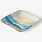 モーニングシースケープ ペーパープレート (傾斜あり)