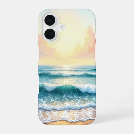 モーニングシースケープ iPhone 16ケース (裏面)