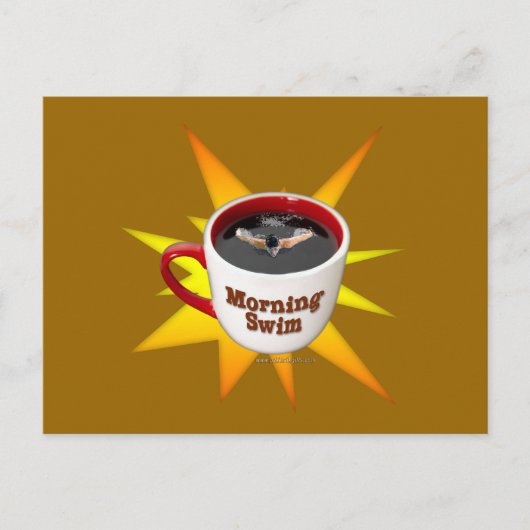 モーニングスイム... ポストカード (正面)