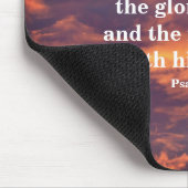 モーニングスカイ詩篇19:感動的1 マウスパッド (コーナー)