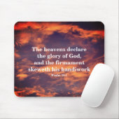 モーニングスカイ詩篇19:感動的1 マウスパッド (マウス)