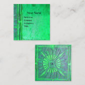 モーニングスターグリーン スクエア名刺 (正面/裏面)