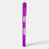 モーニングスターパープルブラックモノグラム Case-Mate iPhoneケース (裏面 / 右)