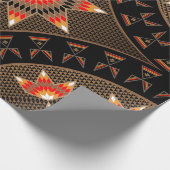 モーニングスター（ブラウン） ラッピングペーパー (角)