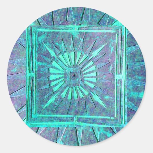 モーニングスター、ブルーターカーゼ ラウンドシール (正面)