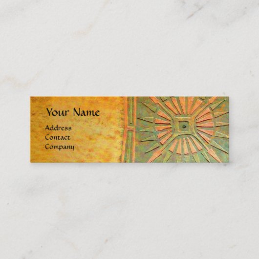 モーニングスター、モノグラム スキニー名刺 (正面)