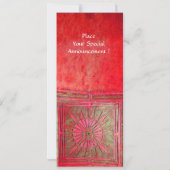 モーニングスター、真っ赤に輝く 招待状 (裏面)