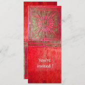 モーニングスター、真っ赤に輝く 招待状 (正面/裏面)