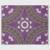 モーニングスター（紫） ラッピングペーパー (フラット)