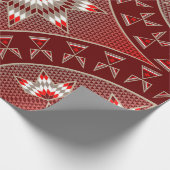 モーニングスター（赤） ラッピングペーパー (角)