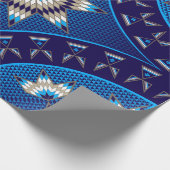 モーニングスター(青) ラッピングペーパー (角)