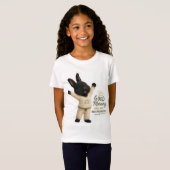 モーニングストレッチバニー スティッカー Tシャツ (正面フル)