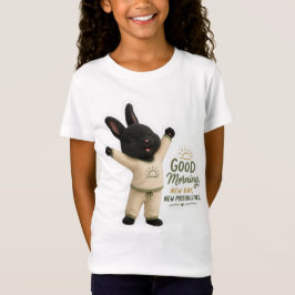 モーニングストレッチバニー スティッカー Tシャツ