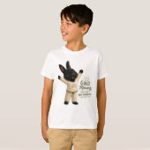 モーニングストレッチバニー スティッカー Tシャツ (正面フル)