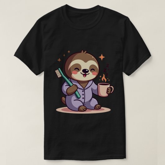 モーニングスロース Tシャツ (デザイン正面)