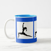 モーニングズヨガ ツートーンマグカップ (左)