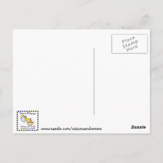 モーニングソングポス感動的ト ポストカード (裏面)