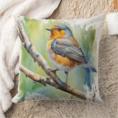 モーニングソングロビ絵を描ズウォールアート クッション (ブランケット)
