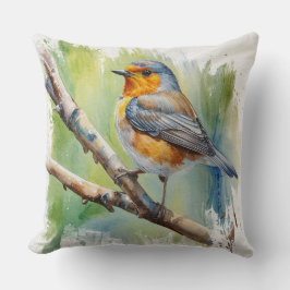 モーニングソングロビ絵を描ズウォールアート クッション