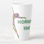 モーニングタイム カフェラテマグ (正面)