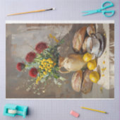 モーニングティーオーストラリア先住民デコページ紙 薄葉紙 (クラフト)