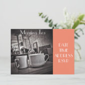 モーニングティーカフェパーティー 招待状 (スタンド正面)