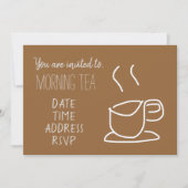 モーニングテモダンィーパーティー 招待状 (正面)