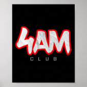 モーニングトレーニング-パーソナルトレーナーフィットネスコーチ –  ポスター (正面)