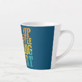 モーニングドリンクコーヒーハグ犬の繰り返し動物ペット カフェラテマグ (右)