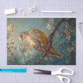 モーニングドーブオイルペインティングエフエメラデクページ 薄葉紙 (クラフト)