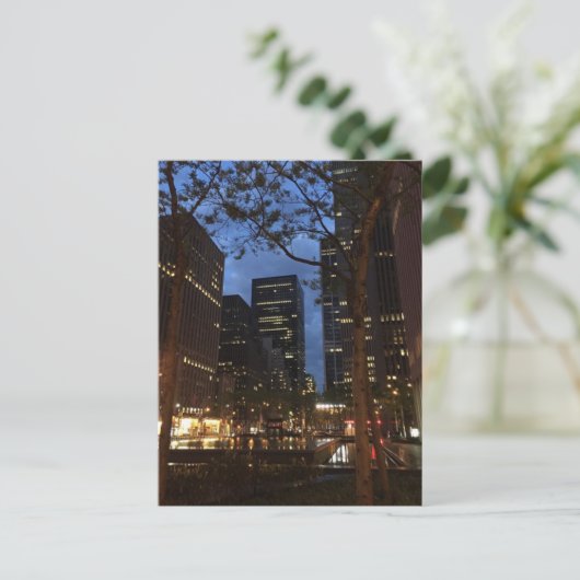 モーニングドーンインロックフェラーセンターミッドタウンNYC ポストカード (スタンド正面)