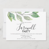 モーニングハウスフェアウェルパーティの招待状 招待状 (正面)