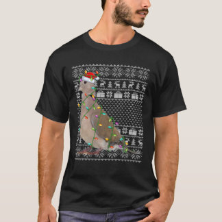 モーニングハト鳥好きサンタ醜いモーニングハト Tシャツ