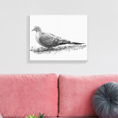 モーニングハト キャンバスプリント (インサイチュ (リビング))