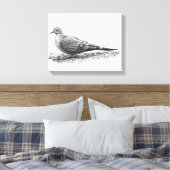 モーニングハト キャンバスプリント (インサイチュ (寝室))