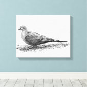 モーニングハト キャンバスプリント (インサイチュ (ウッドフロア))