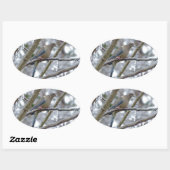 モーニングハト 楕円形シール (シート)