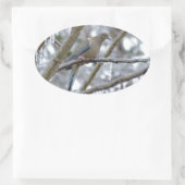 モーニングハト 楕円形シール (バッグ)