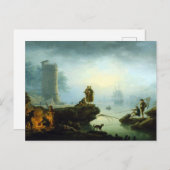 モーニングバイクロード – ジョセフVernet ポストカード (正面/裏面)