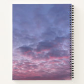 モーニングパープルサンライジングスパイラルノート ノートブック (裏面)