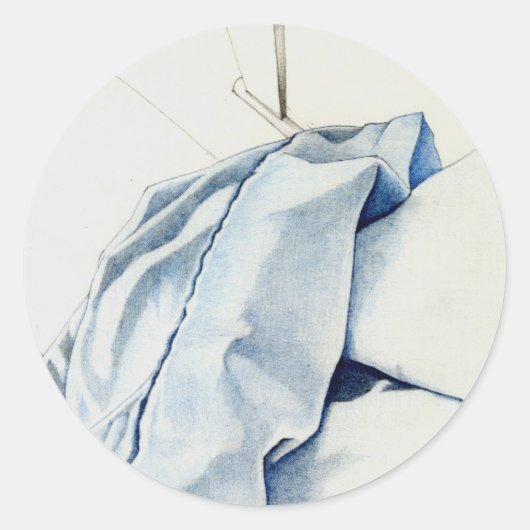 モーニングビューステッカー ラウンドシール (正面)