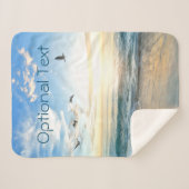 モーニングビーチシーグルス シェルパブランケット (正面(横))