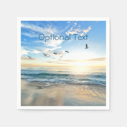 モーニングビーチシーグルス スタンダードカクテルナプキン (正面)