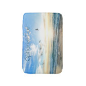 モーニングビーチシーグルス バスマット (正面縦)