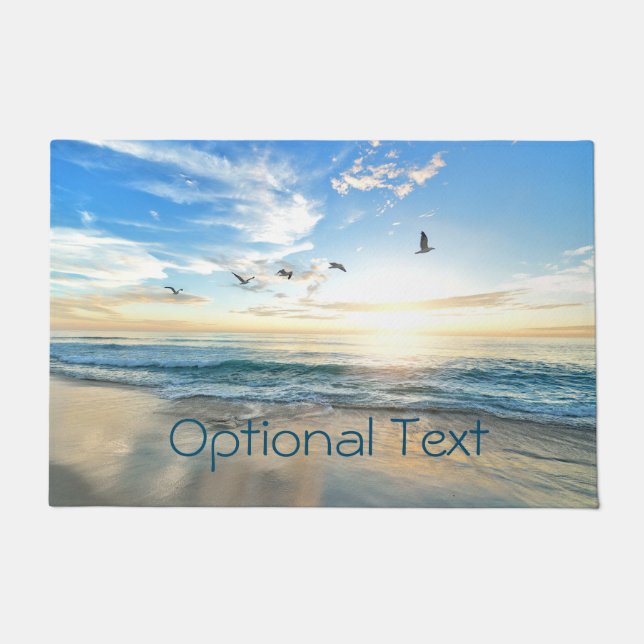 モーニングビーチシーグル ドアマット (正面)