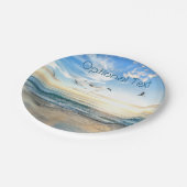 モーニングビーチシーグル ペーパープレート (アングル)