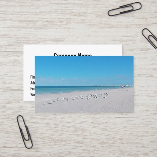 モーニングビーチ名刺 名刺 (正面/裏面インサイチュ)