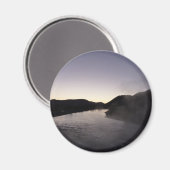 モーニングフォグオンザジャクソンリバーアットグランドテトン マグネット (正面/裏面)